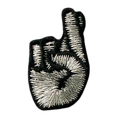 Appliques - Teens and Jeans - iron-on hand - Good luck