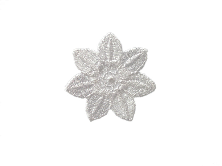 Applikationen - Kids and Hits - aufbügelbar Blüte ca. 3,0x3,0 cm weiß 1 St