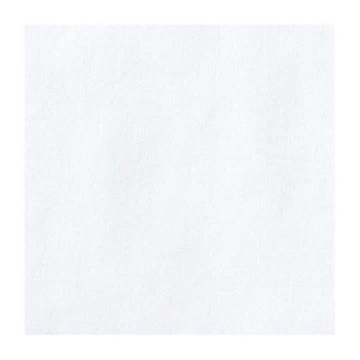 Flickstoff Köper 10x20 cm weiß