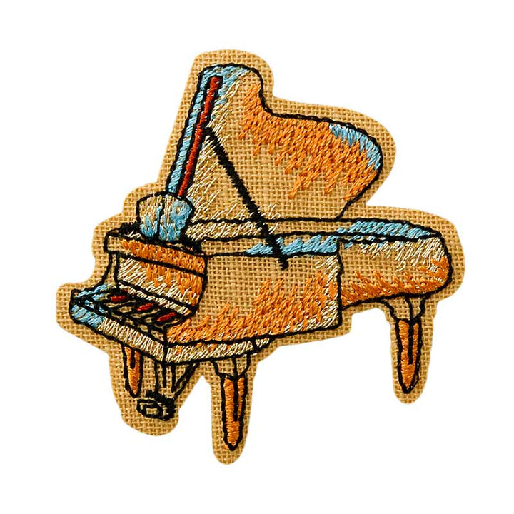 Applikationen - Teens and Jeans - aufbügelbar Piano Vintage farbig 1 St