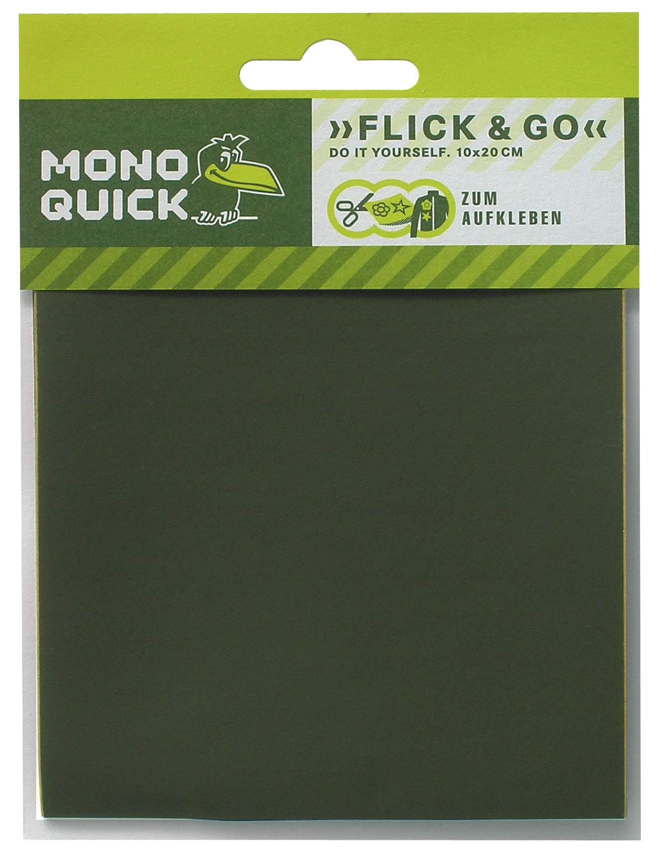 Adhesive patches for sticking on 10x20 cm khaki