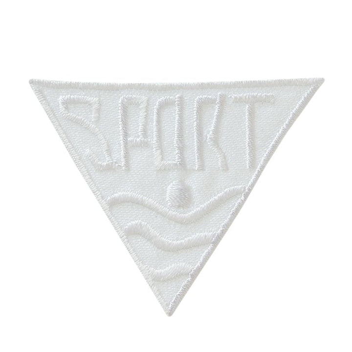 Applikationen - Teens and Jeans - aufbügelbar Dreieck Sport weiß 1 St