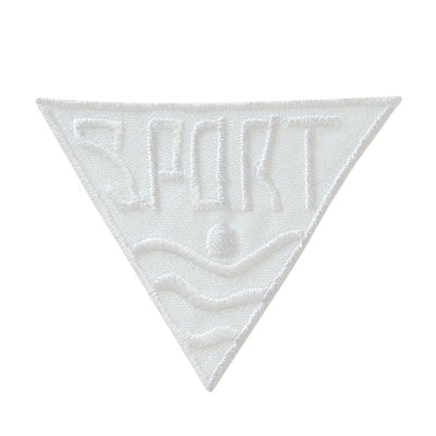 Appliques - Teens and Jeans - iron-on triangle sport white