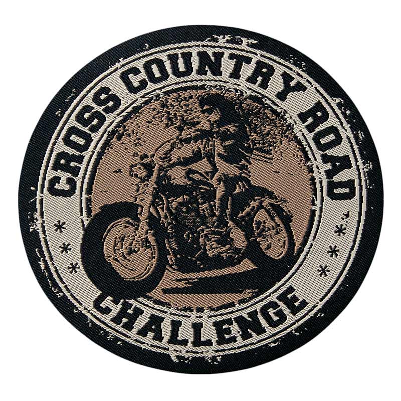 Applications - Teens and Jeans - iron-on Cross Country Road Patch colored