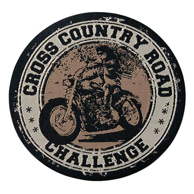 Applications - Teens and Jeans - iron-on Cross Country Road Patch colored