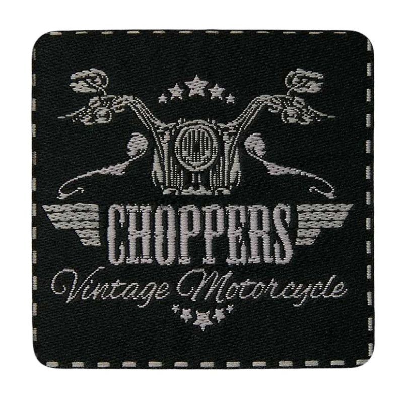 Appliques - Teens and Jeans - iron-on Choppers Vintage Motorcycle colored