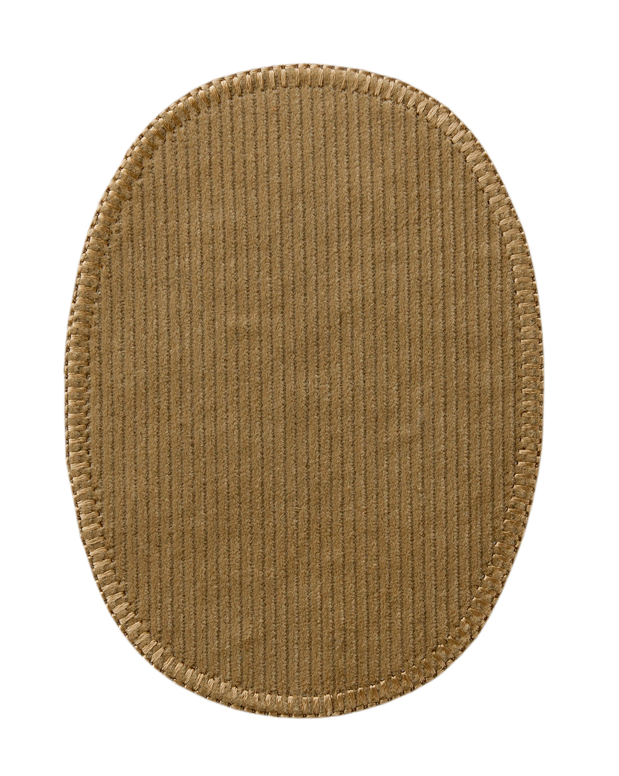 Corduroy patches for ironing approx. 8.0 x 10.5 cm beige 2 pieces