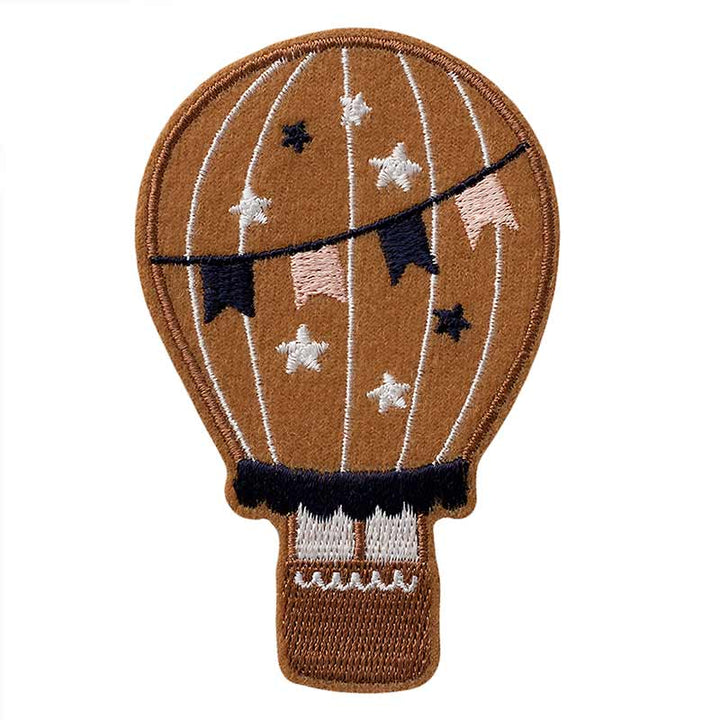 Applique hot air balloon pink