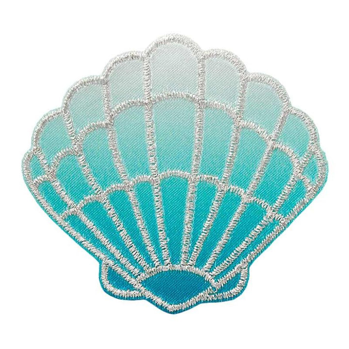 Applikationen - Kids and Hits - aufbügelbar Muschel türkis