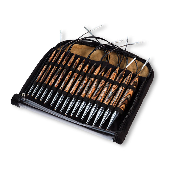 Set Rundstricknadeln 4,00; 4,50, 5,00, 6,00, 7,00, 8,00, 9,00, 10,00 mm für 60; 80; 100; 120 cm farbig