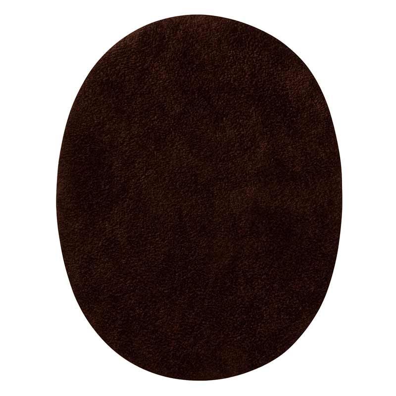 Patches Veloursleder Imitat schokobraun 2 St
