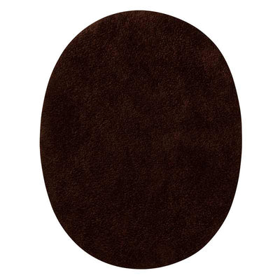 Patches Veloursleder Imitat schokobraun 2 St