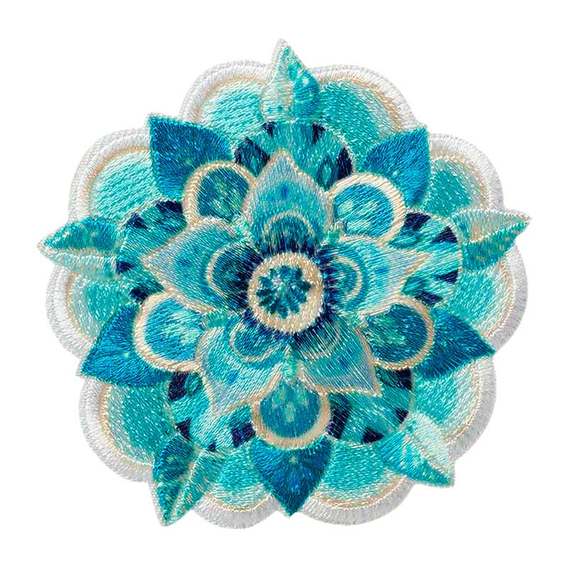 Applikation Blume oriental