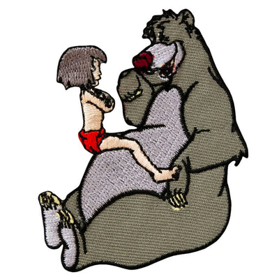 Applikationen - Kids and Hits - aufbügelbar Dschungelbuch © Mowgli + Baloo farbig 1 St
