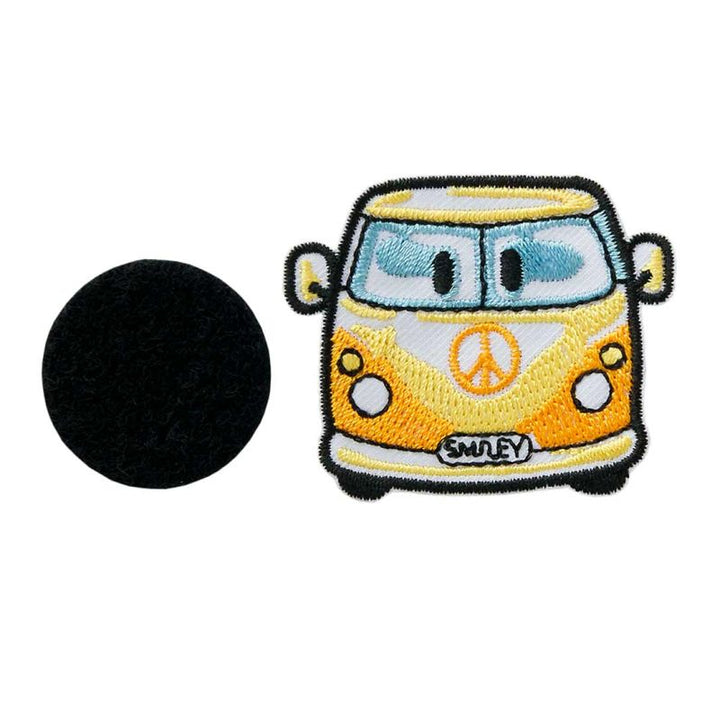 Applikationen - Kids and Hits - aufbügelbar Smiley© Bulli mit Klett