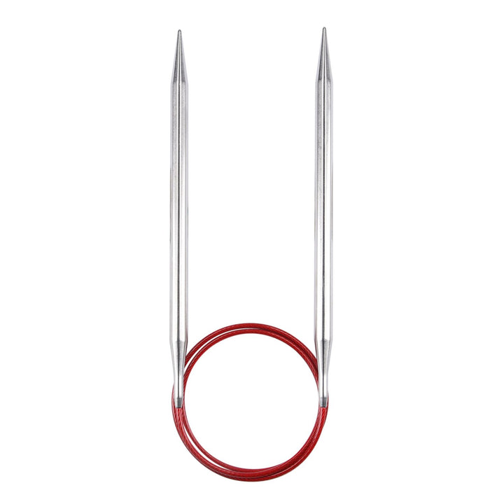 Rundstricknadel RED LACE Edelstahl 40 cm - 80 cm