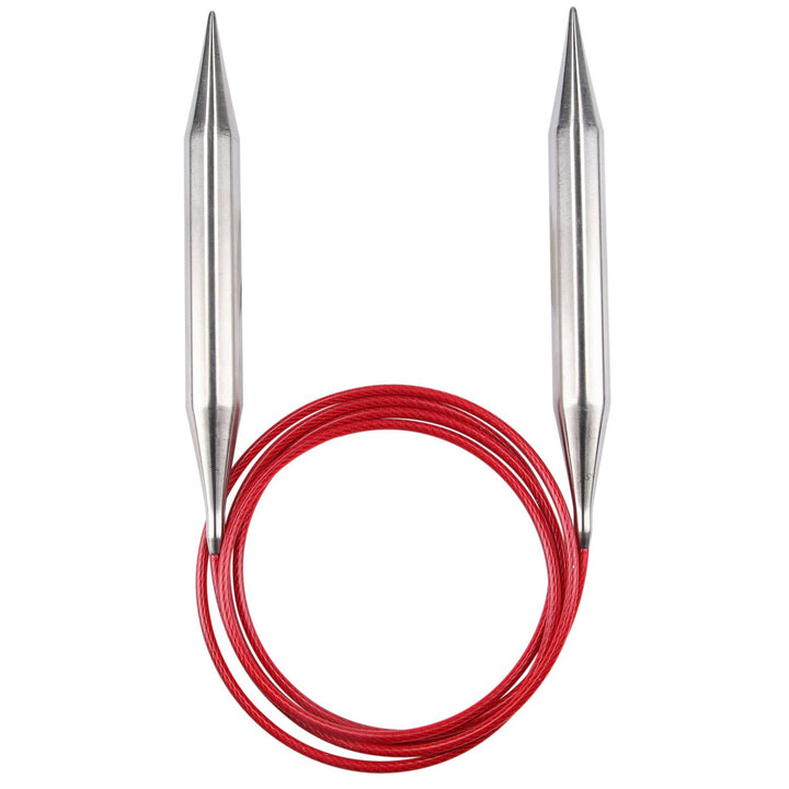 Rundstricknadel RED LACE Edelstahl