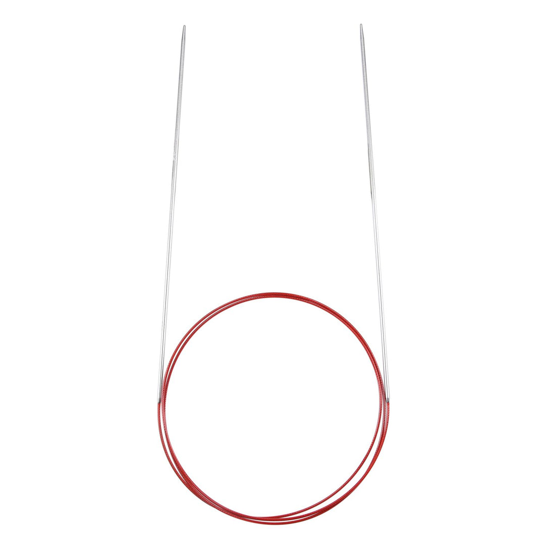 Rundstricknadel RED LACE Edelstahl 40 cm - 80 cm