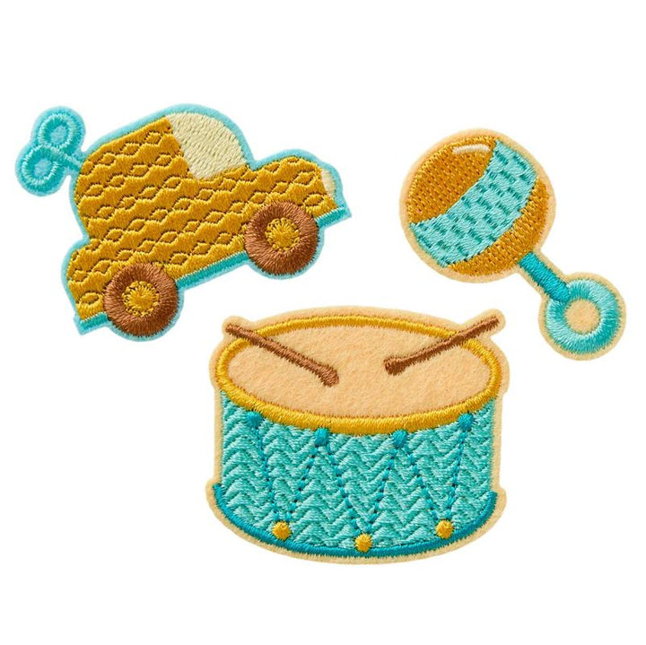 Applikationen - Kids and Hits - aufbügelbar Create Babyspielzeug farbig 3 St.