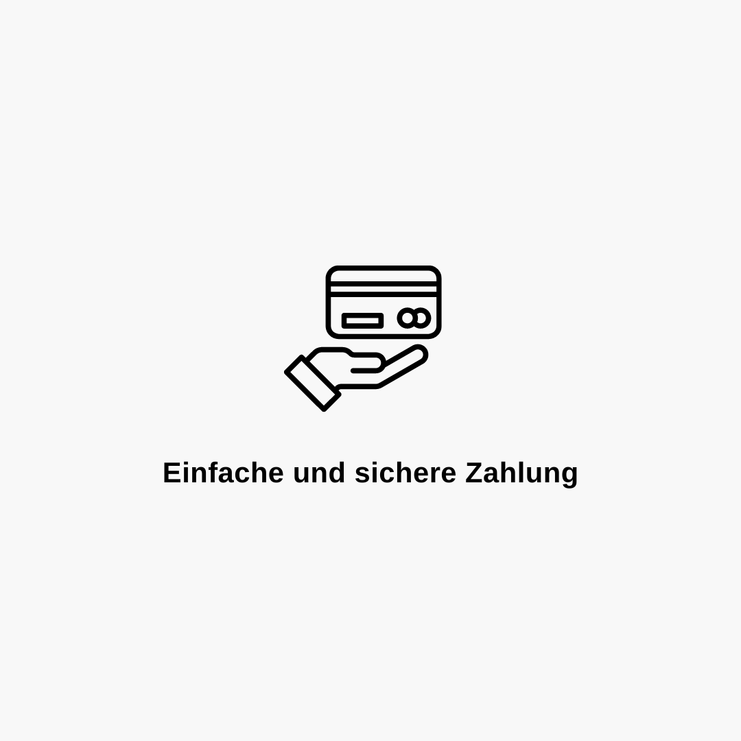 Einfache und sichere Zahlung