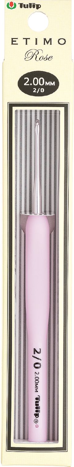 Tulip Etimo Häkelnadel mit Softgriff rose