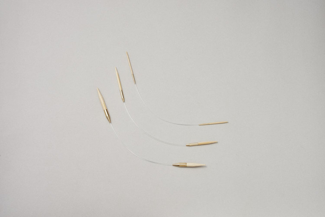 Shirotake Asymmetrische Rundstricknadel für Socken