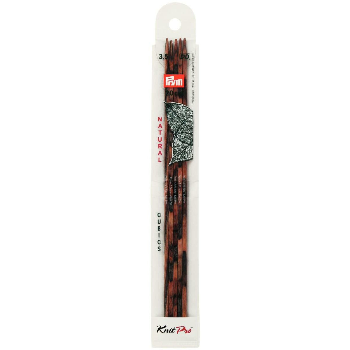 Strumpfstricknadeln CUBICS NATURAL farbig