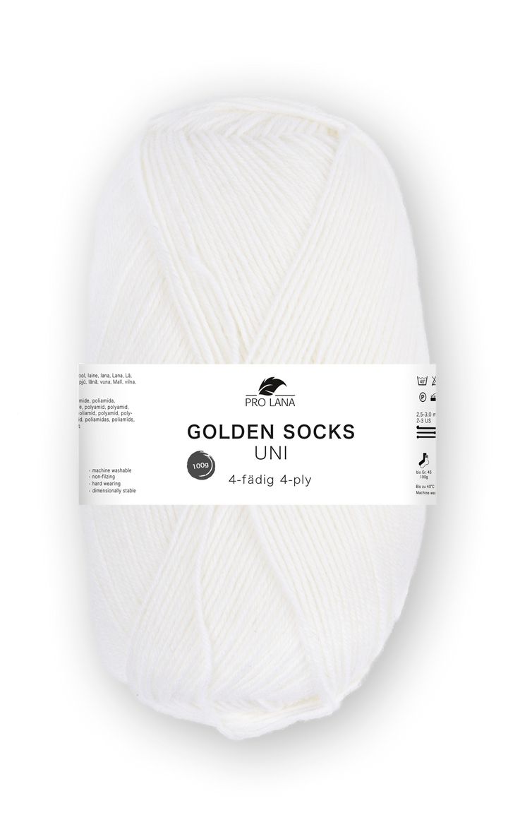 Sockenwolle uni 4 fädig 100g