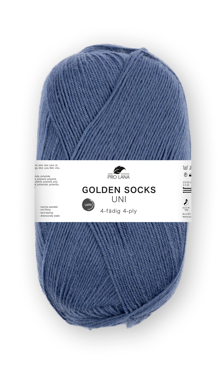 Sockenwolle uni 4 fädig 100g