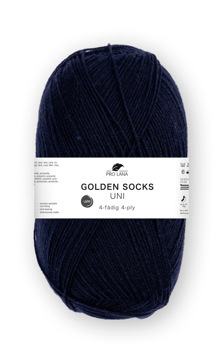 Sockenwolle uni 4 fädig 100g