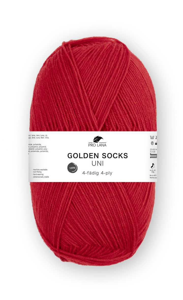 Sockenwolle uni 4 fädig 100g