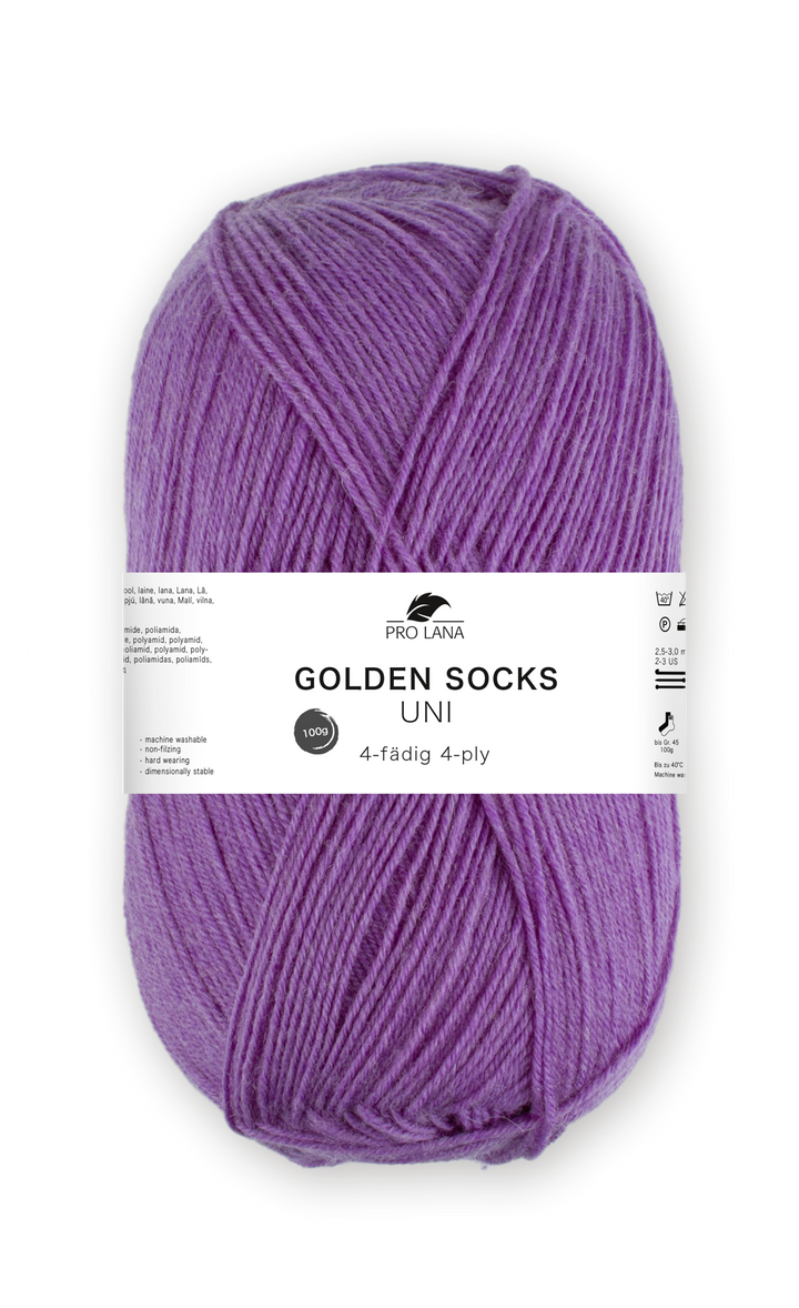Sockenwolle uni 4 fädig 100g