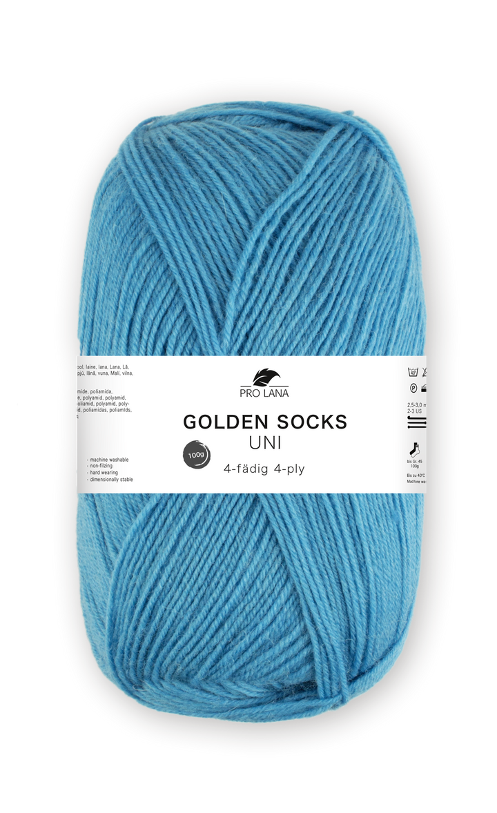 Sockenwolle uni 4 fädig 100g
