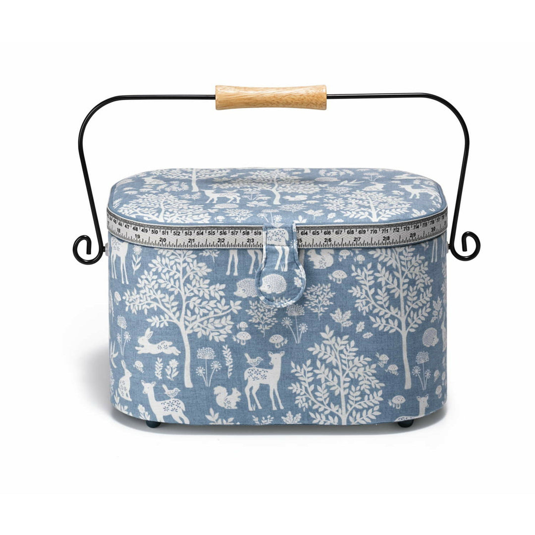Sewing basket L oval Woodland