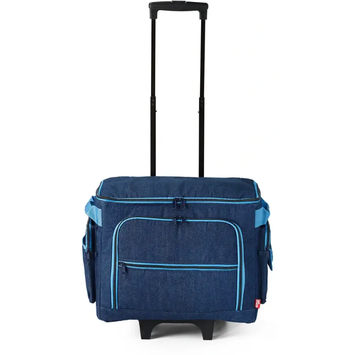 Sewing machine trolley Jeans approx. 44x22x36 cm