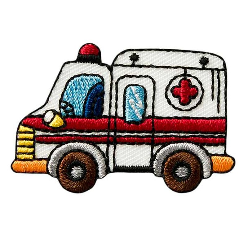 Applikationen - Kids and Hits - aufbügelbar Krankenwagen farbig