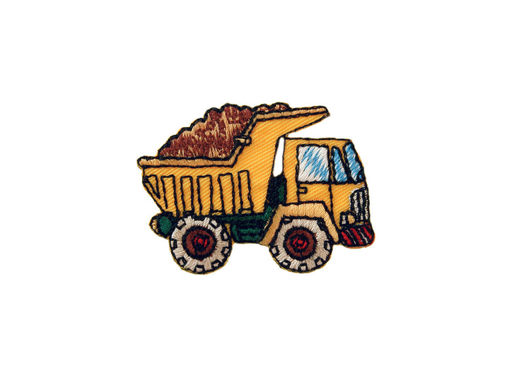 Applikationen - Kids and Hits - aufbügelbar Kipper, klein ca. 2,5x4,5 cm farbig