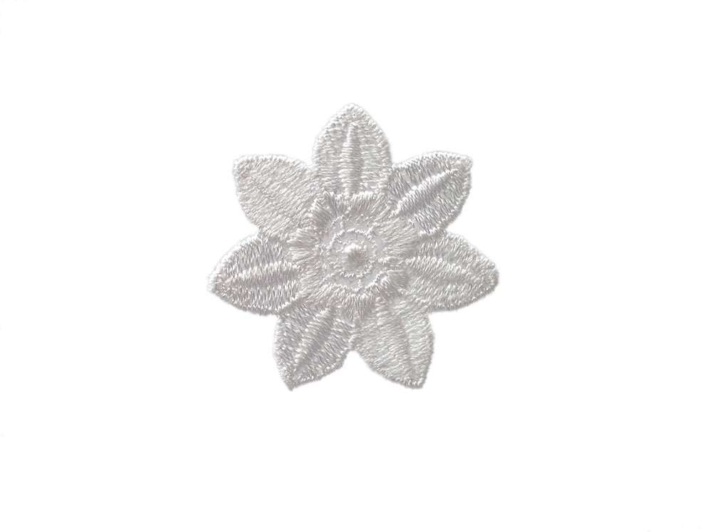 Applikationen - Kids and Hits - aufbügelbar Blüte ca. 3,0x3,0 cm weiß 1 St