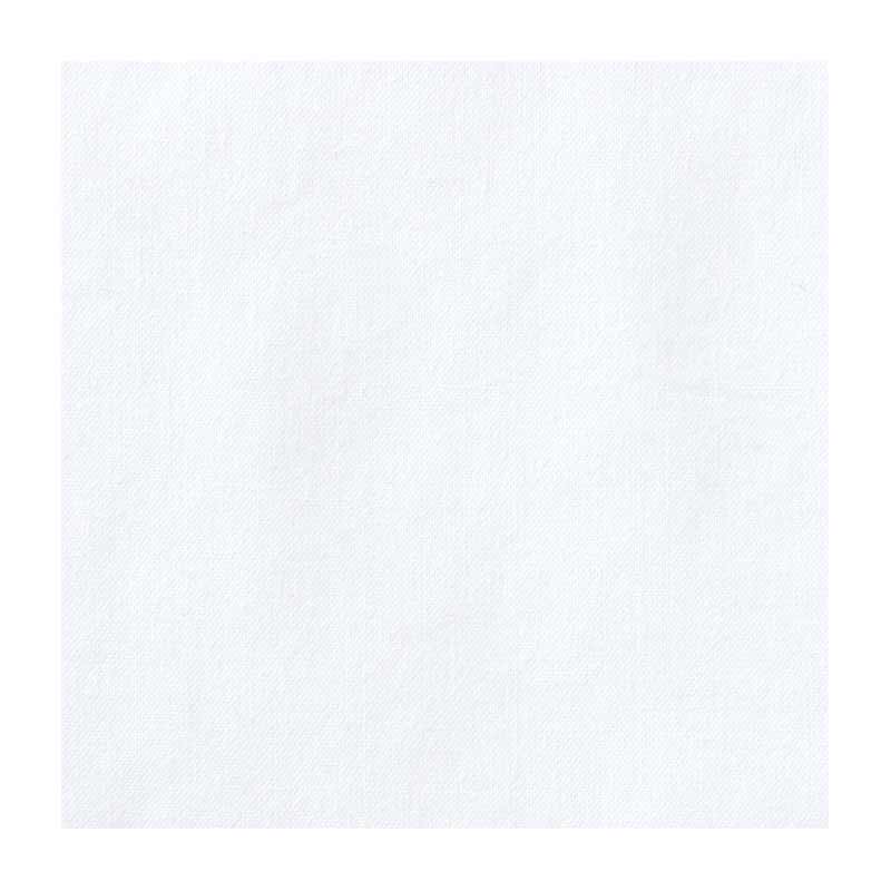 Flickstoff Köper 10x20 cm weiß