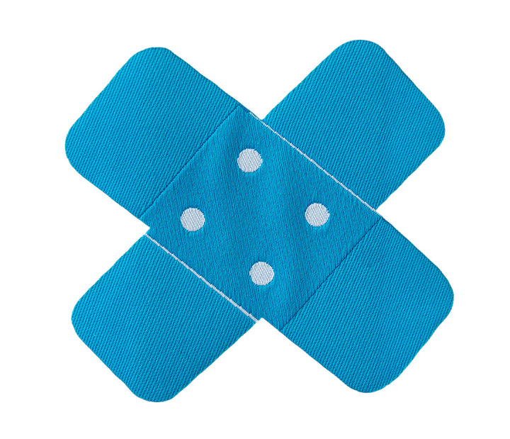 Applications - Kids and Hits - iron-on patch approx. 6.5x6.5 cm neon blue