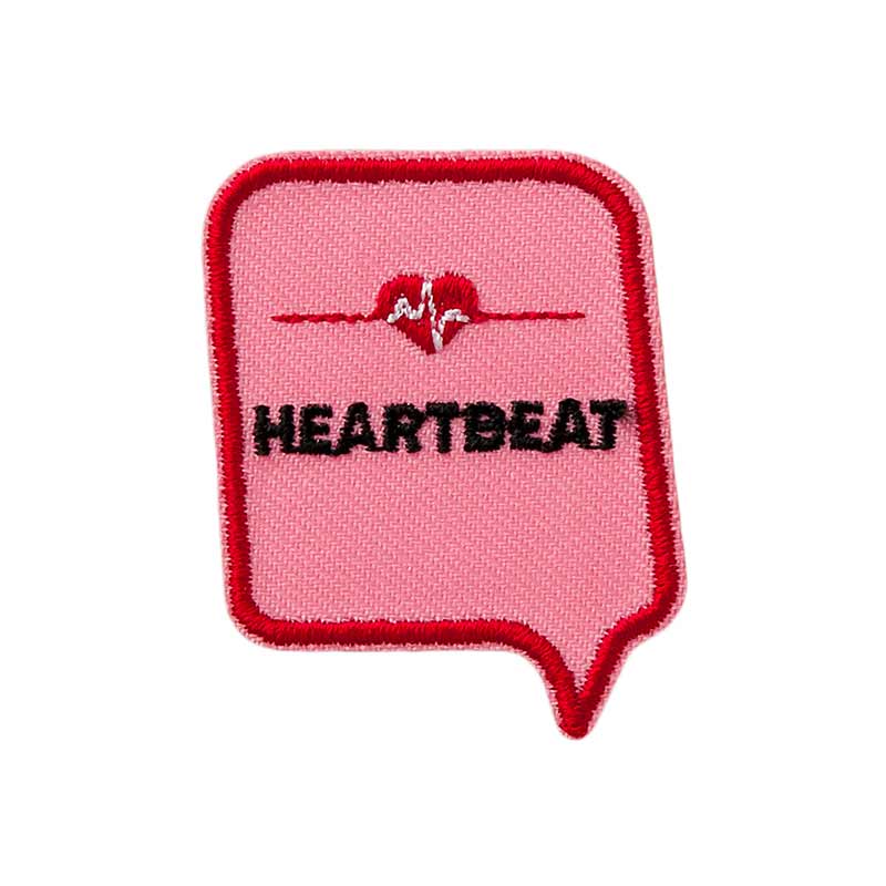 Applikation Sprechblase Heartbeat
