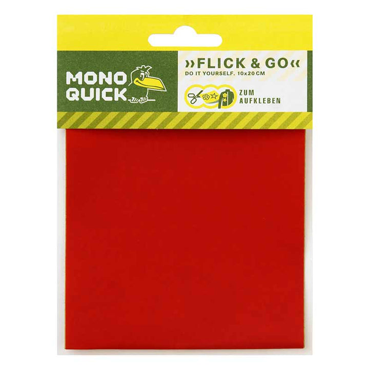 Klebeflicken 10x20 cm rot