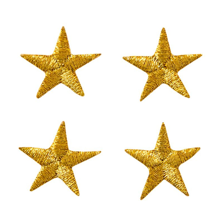 Applikationen - Fashion and Home - aufbügelbar Sterne ca. 1,7 cm gold 4 St