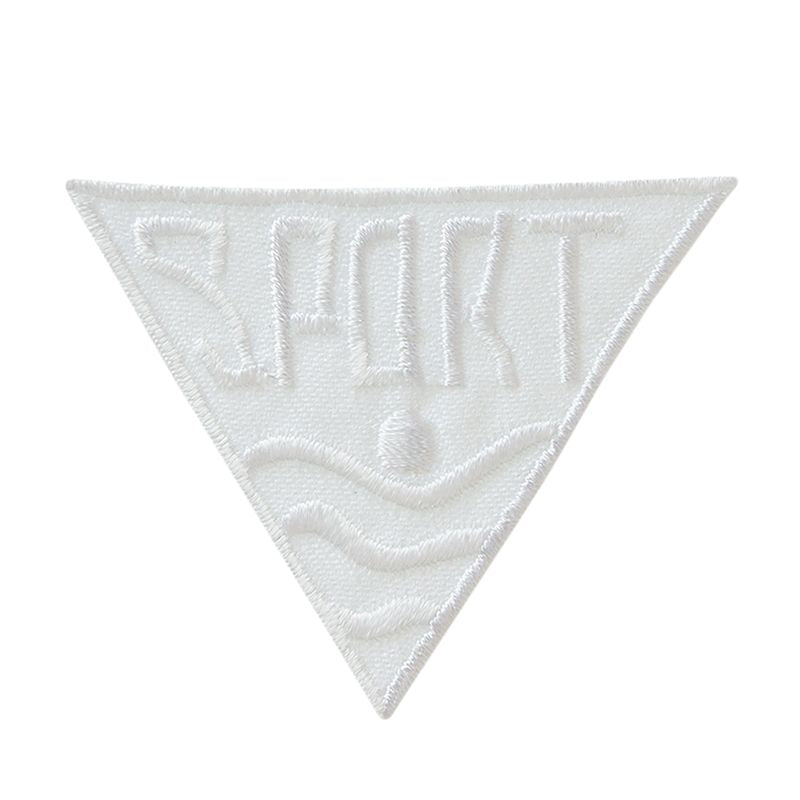 Applikationen - Teens and Jeans - aufbügelbar Dreieck Sport weiß 1 St