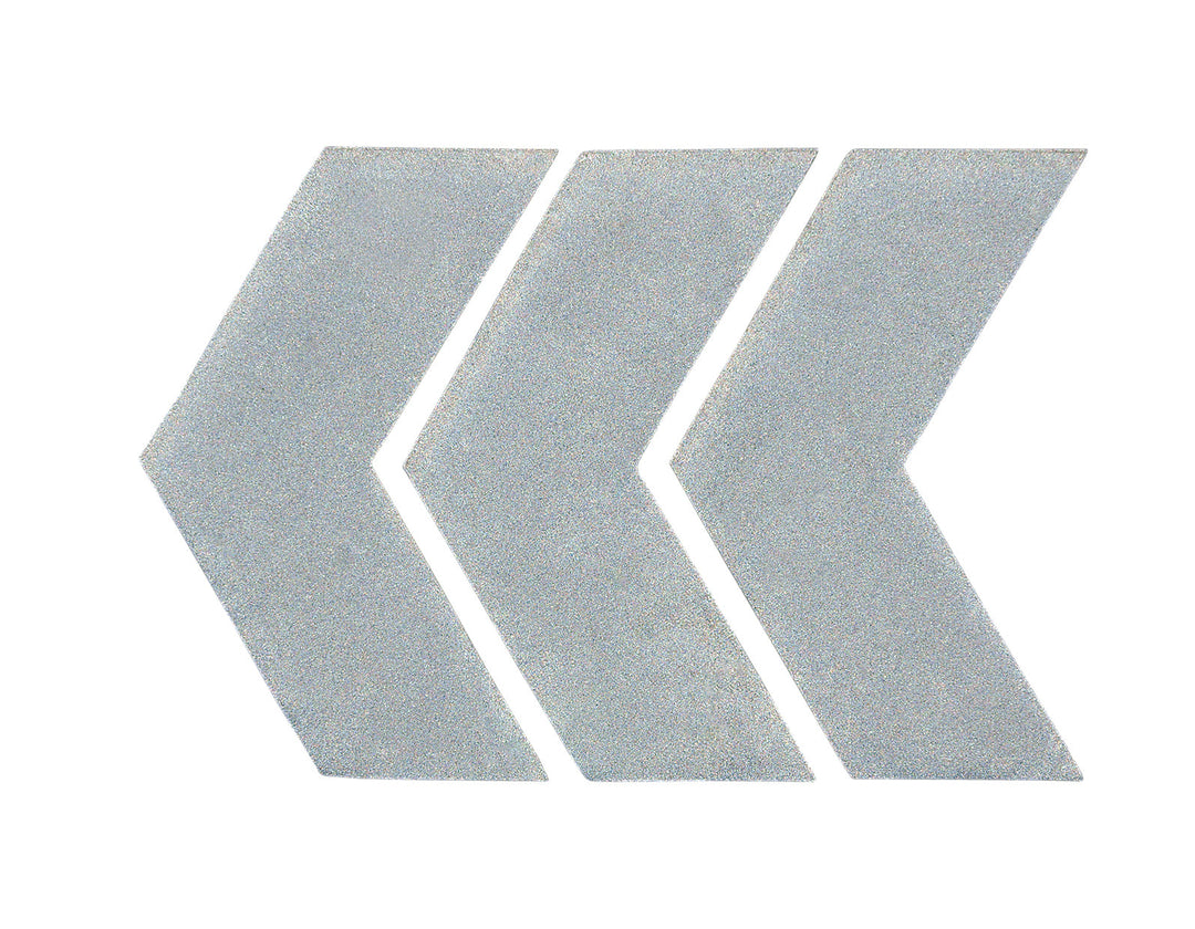 Applications - Teens and Jeans - iron-on reflective corners approx. 2.0x7.0 cm colored