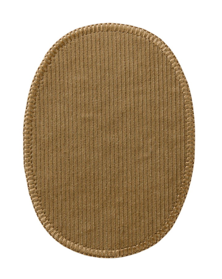 Kordflicken ca. 8,0x10,5 cm beige 2 St