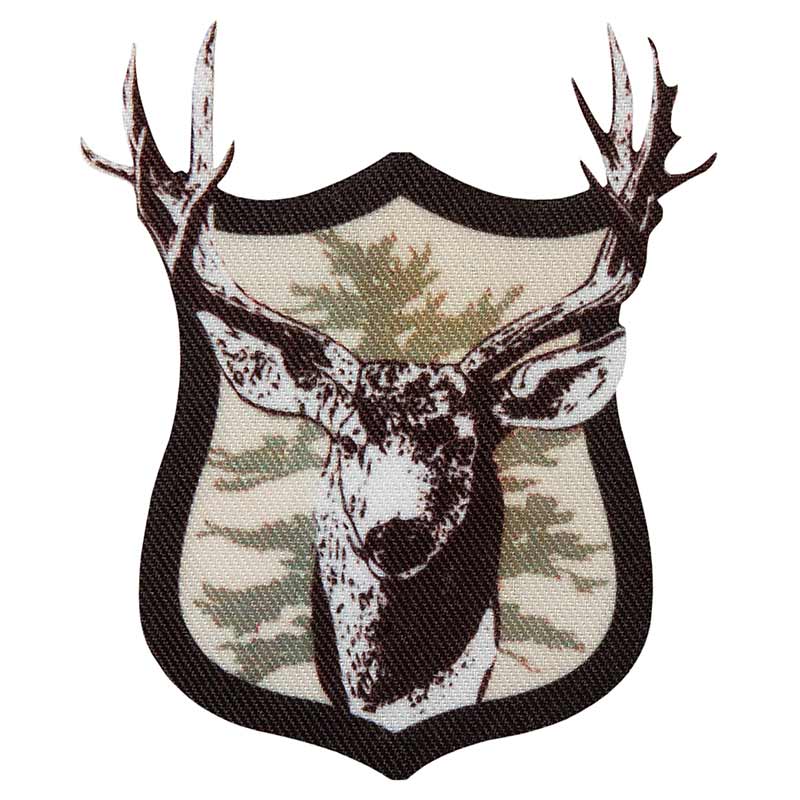 Applikationen - Trachtenmotive - aufbügelbar Hirsch farbig 1 St