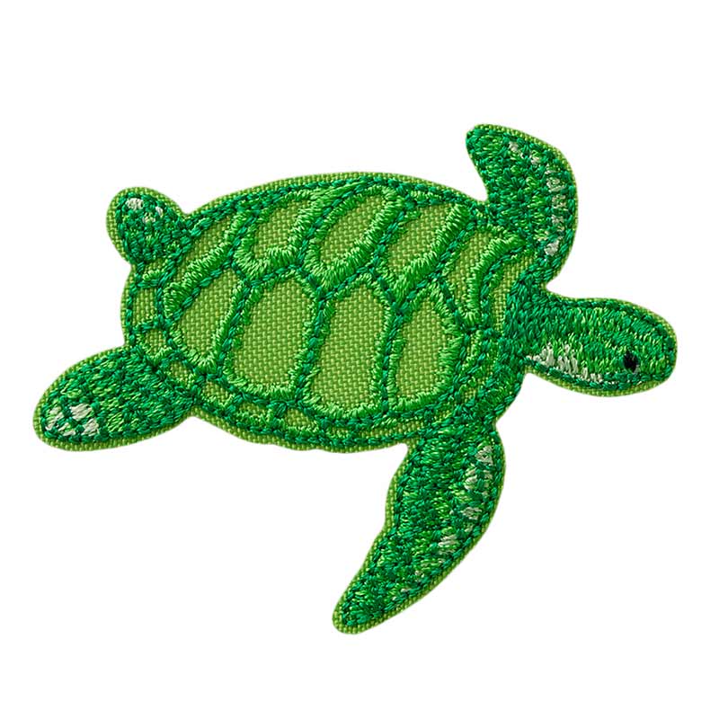 Applikation Recycl-Patch Schildkröte