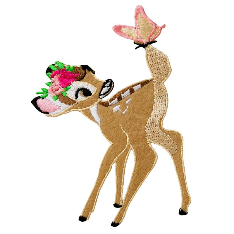 Applikationen - Kids and Hits - aufbügelbar Bambi © stehend farbig