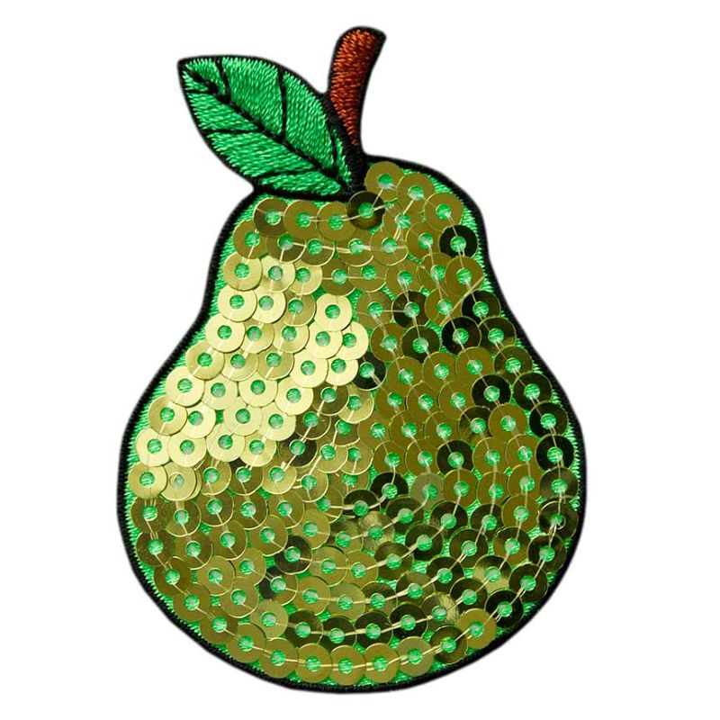 Applikationen - Kids and Hits - aufbügelbar Tutti Frutti Birne grün 1 St